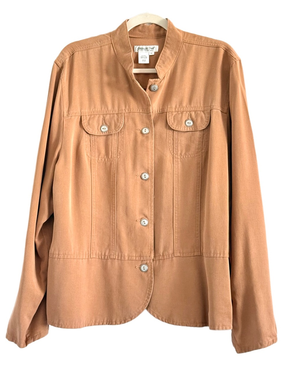Coldwater Creek Tencel Lightweight Utility Jacket XL